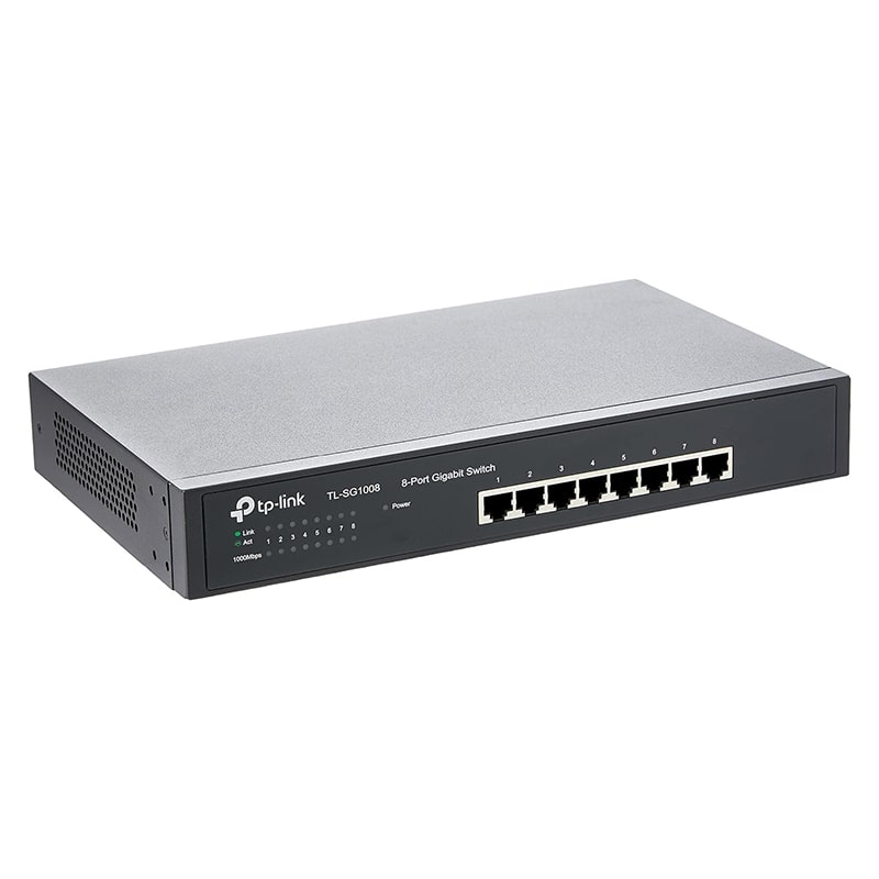 Artículo electrónico versátil Switch Tp-Link TL-SG1008 8 Puertos Gigabit